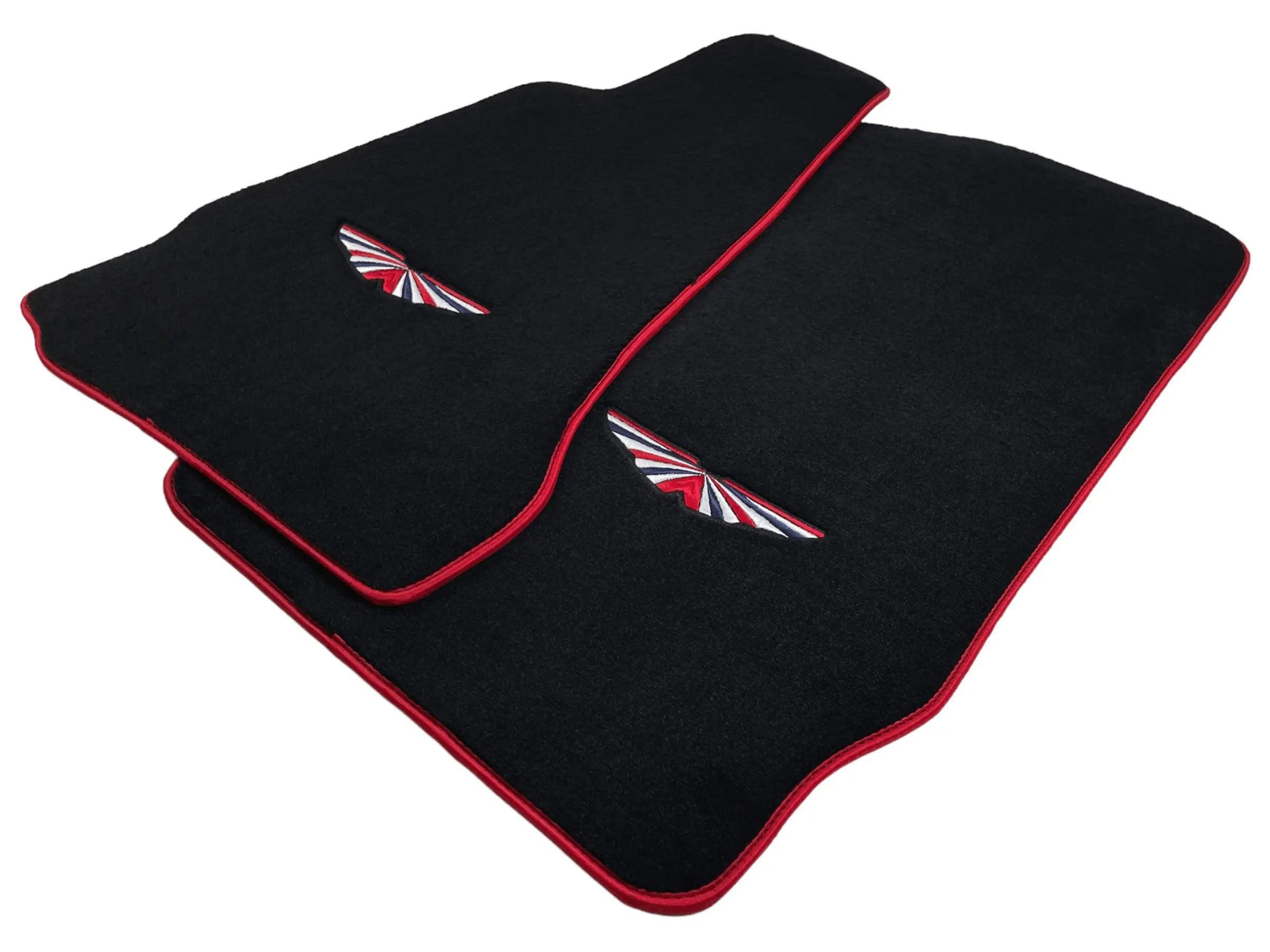 Black Floor Mats for Aston Martin V12 Vanquish S (2004-2007)