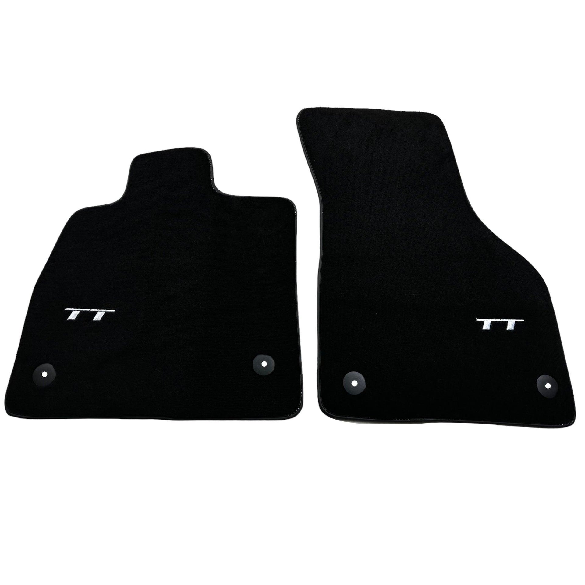 Black Floor Mats for Audi TT MK2 Coupe (2006-2014) - AutoWin