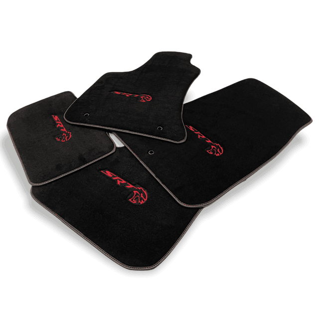 Black Floor Mats For Dodge Charger SRT 2015-2024 - AutoWin