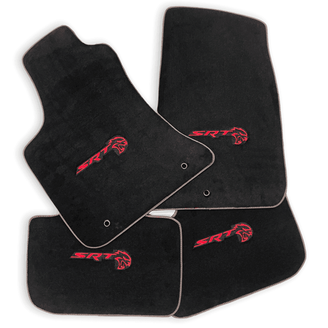 Black Floor Mats For Dodge Charger SRT 2015-2024 - AutoWin