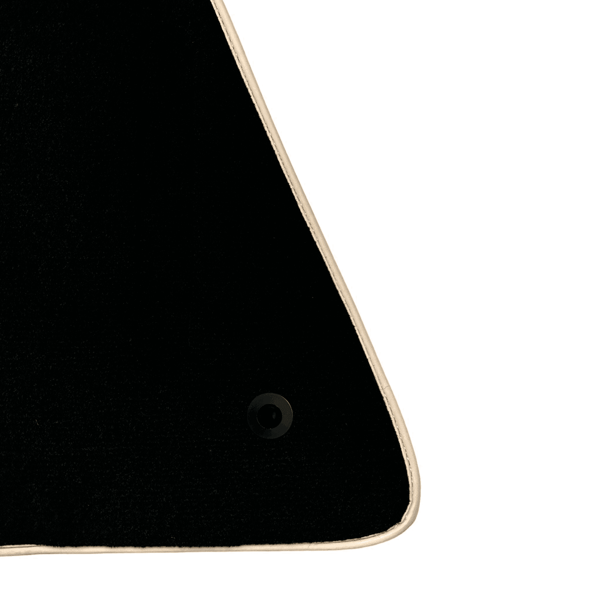 Black Floor Mats for Ferrari 296 GTS (2022-2024) with Beige Trim - AutoWin