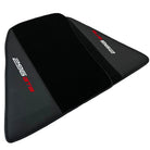 Black Floor Mats for Ferrari 296 GTB (2022-2024) with Leather - AutoWin