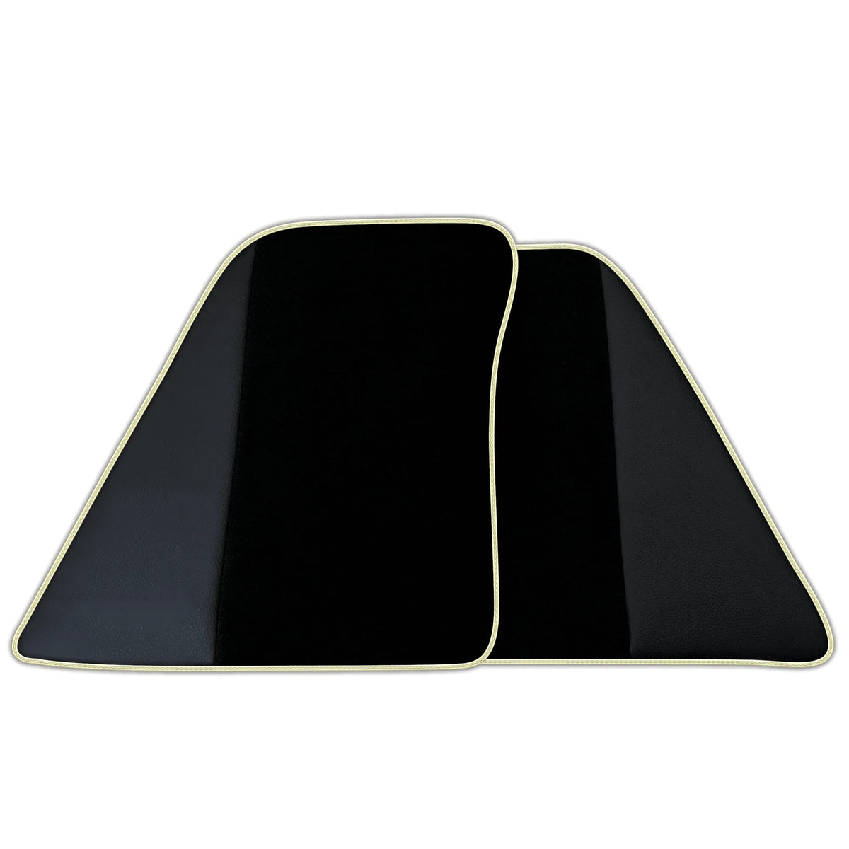 Black Floor Mats for Ferrari 296 GTB (2022-2027) with Leather | Various Trim Colors