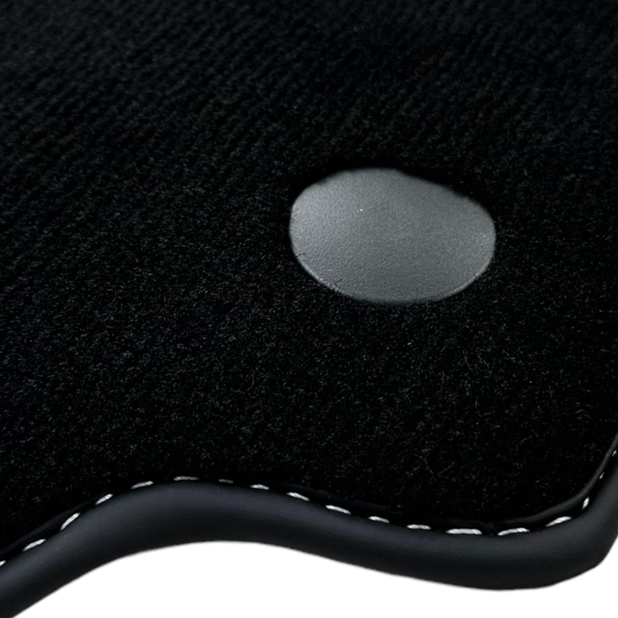 Black Floor Mats for Ferrari 458 Spider (2012-2015) with Beige Nappa Leather | Italian Edition - AutoWin