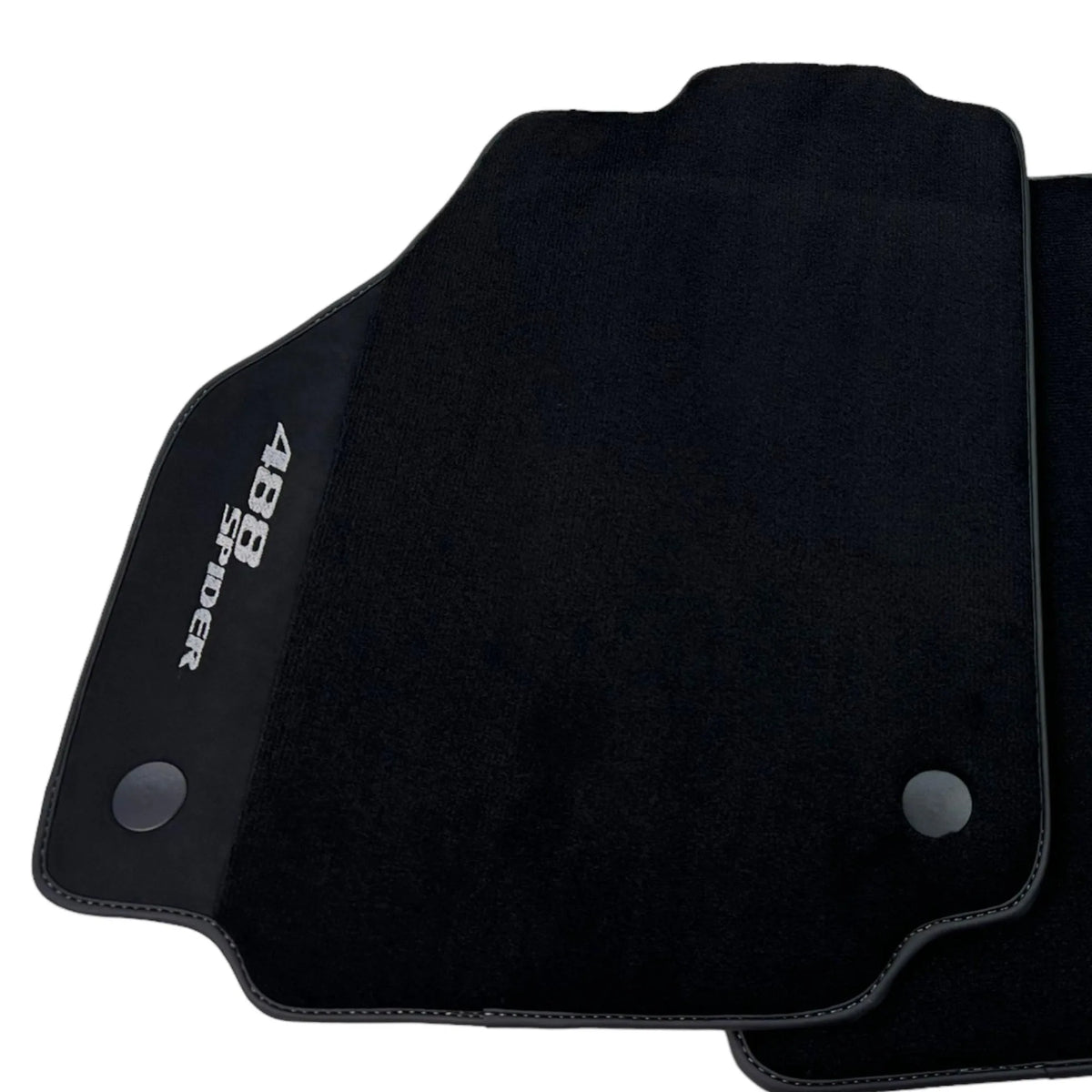 Black Floor Mats For Ferrari 488 Spider 2015-2022 - AutoWin