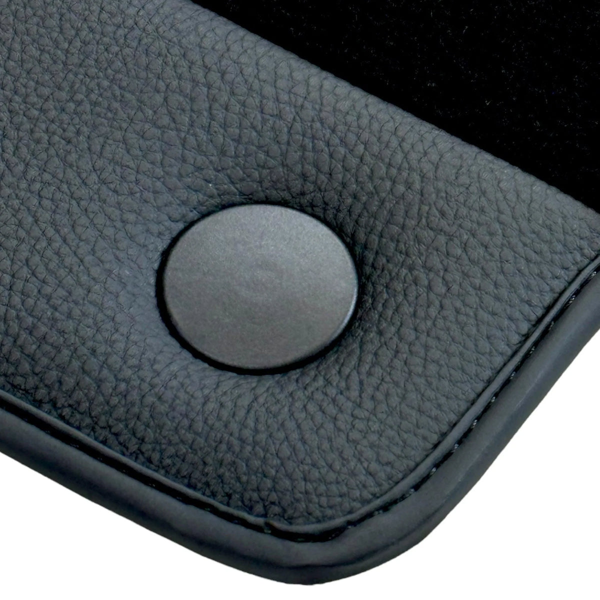 Black Floor Mats for Ferrari 488 Spider (2016-2022) with Leather