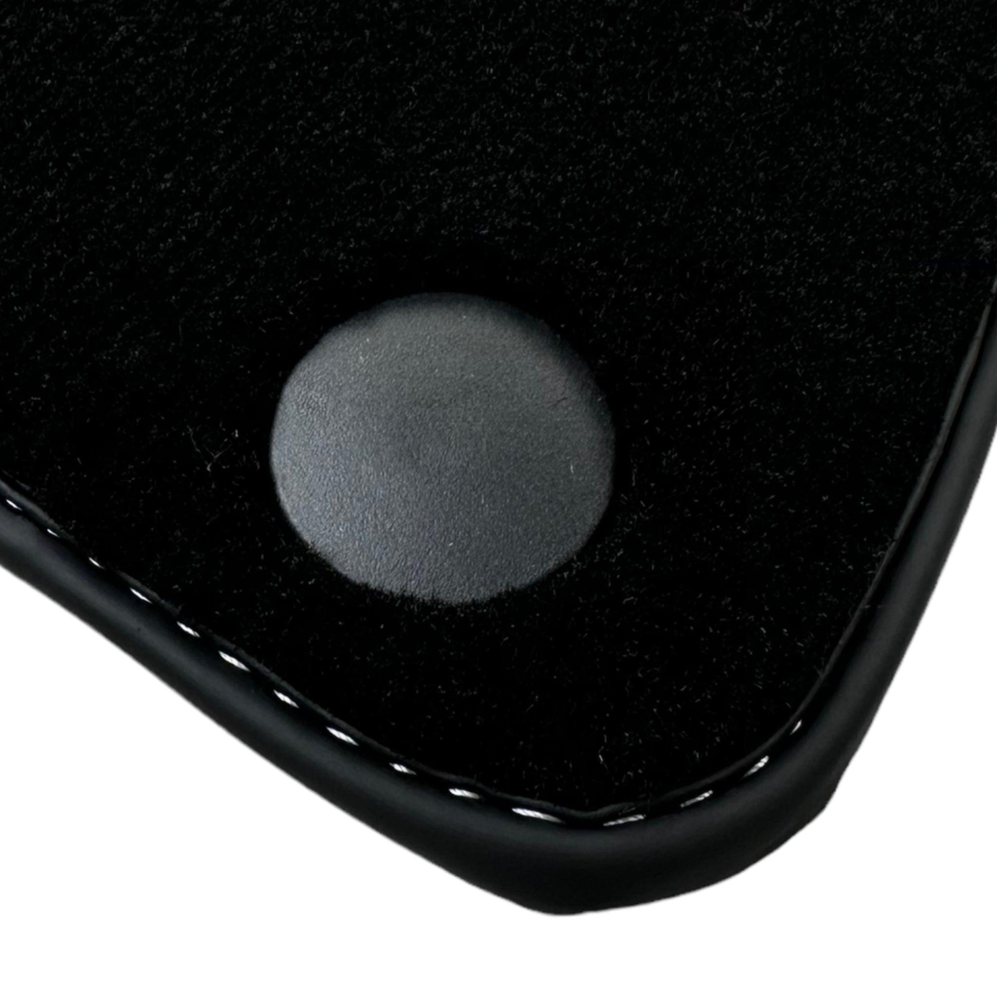 Black Floor Mats for Ferrari California (2008-2014) with Beige Tradizione Nappa Leather - AutoWin