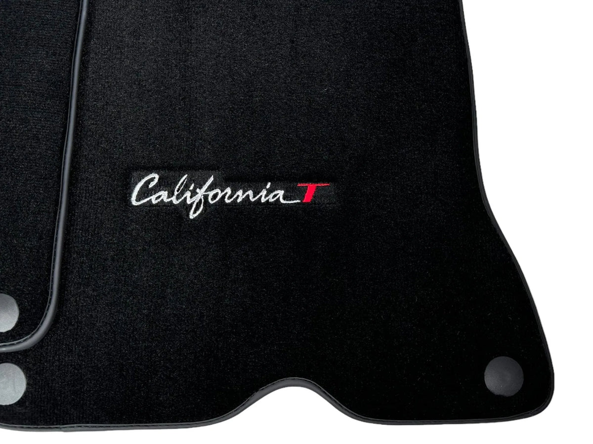 Black Floor Mats For Ferrari California T 2015–2018 - AutoWin