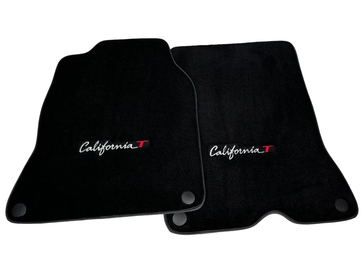 Black Floor Mats For Ferrari California T 2015–2018 - AutoWin