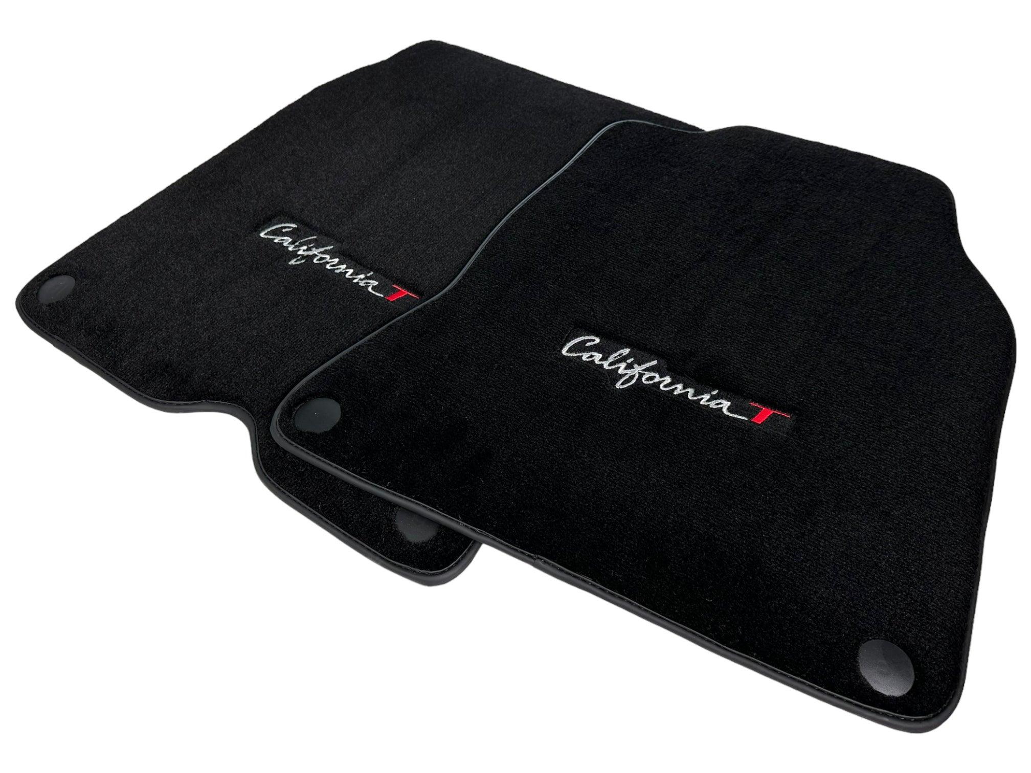 Black Floor Mats For Ferrari California T 2015–2018 - AutoWin