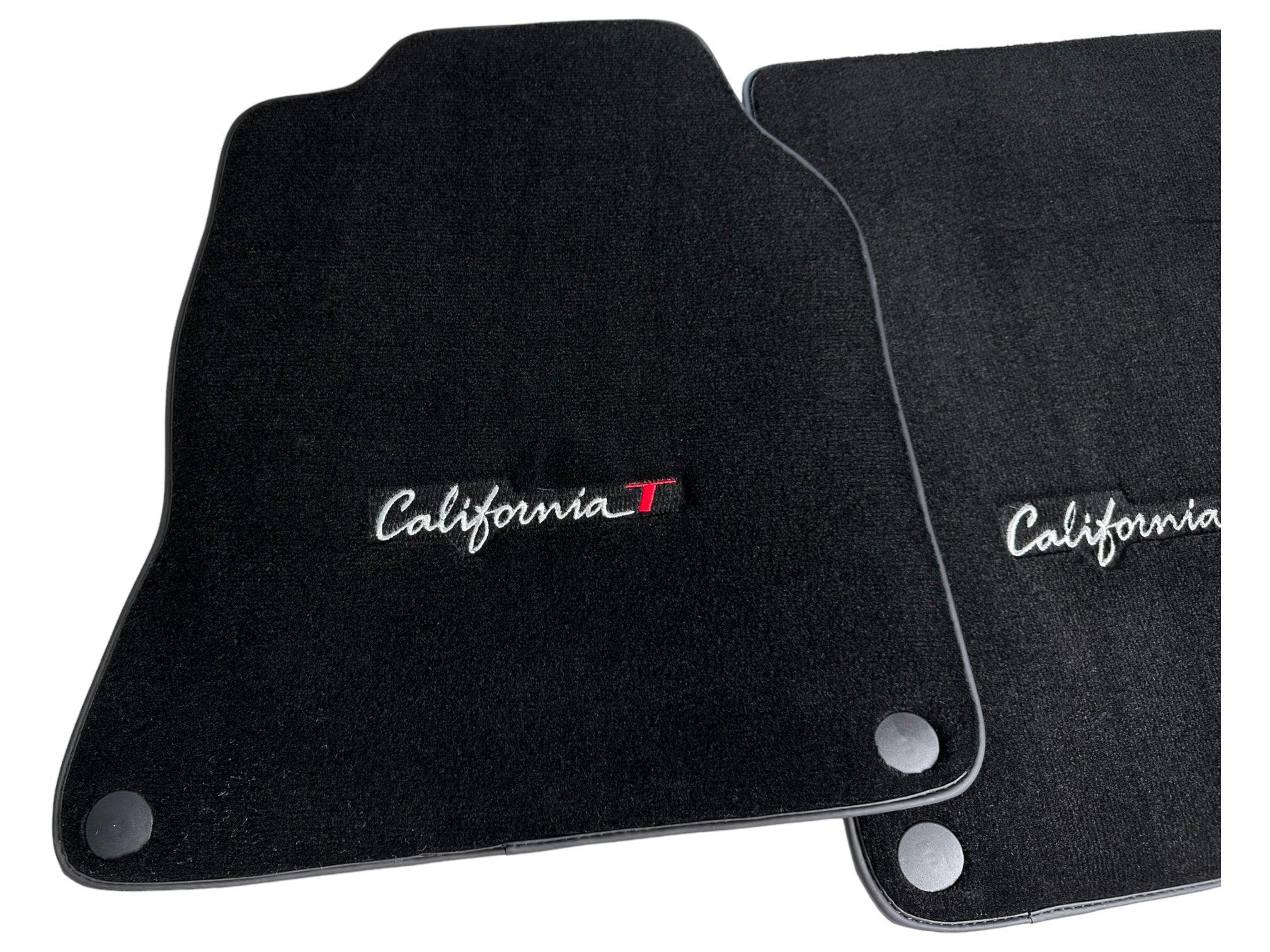 Black Floor Mats For Ferrari California T 2015–2018 - AutoWin