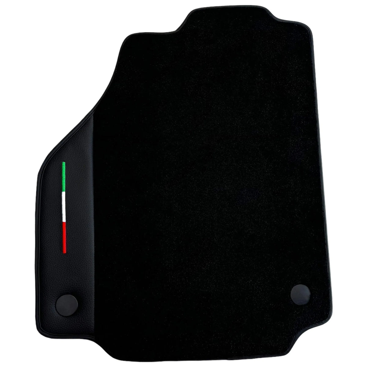Black Floor Mats for Ferrari F8 Spider (2019-2023) with Leather