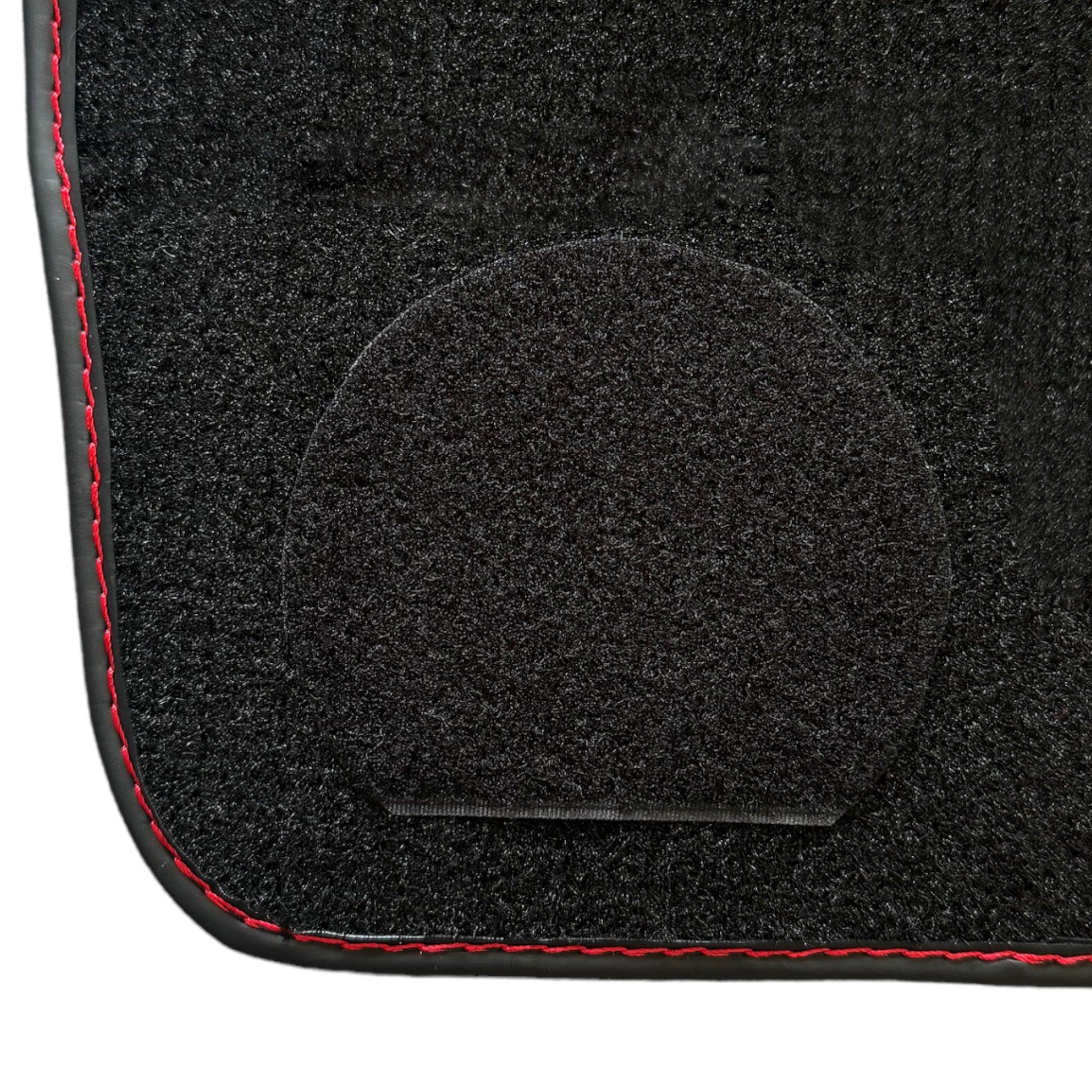 Black Floor Mats for Ferrari Purosangue with Leather - AutoWin