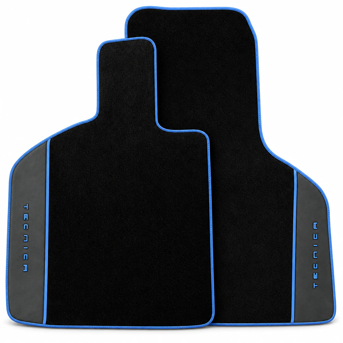 Black Floor Mats for Lamborghini Huracan Tecnica | Alcantara Leather Borders