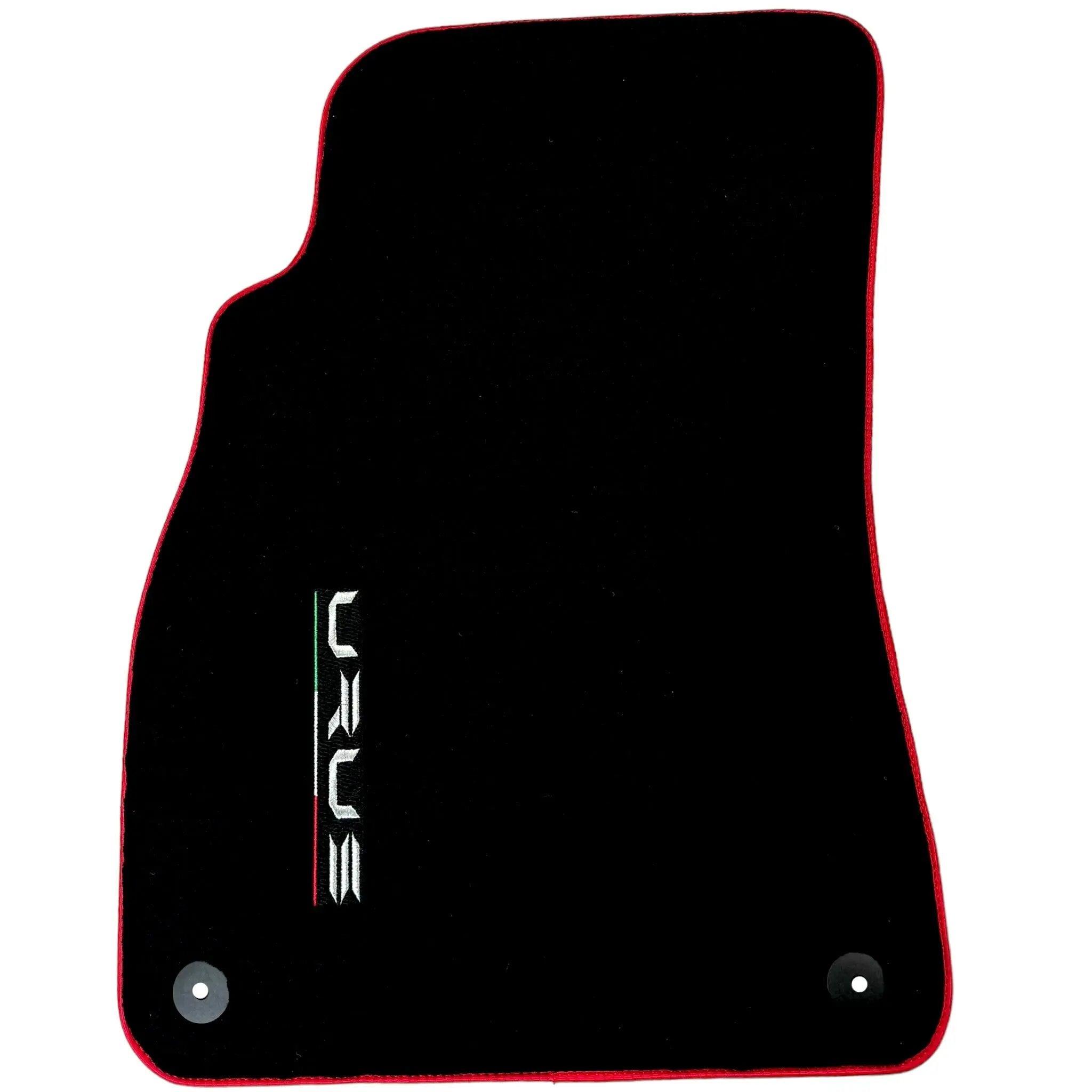 Black Floor Mats for Lamborghini Urus with Red Trim | Right Hand Drive - AutoWin