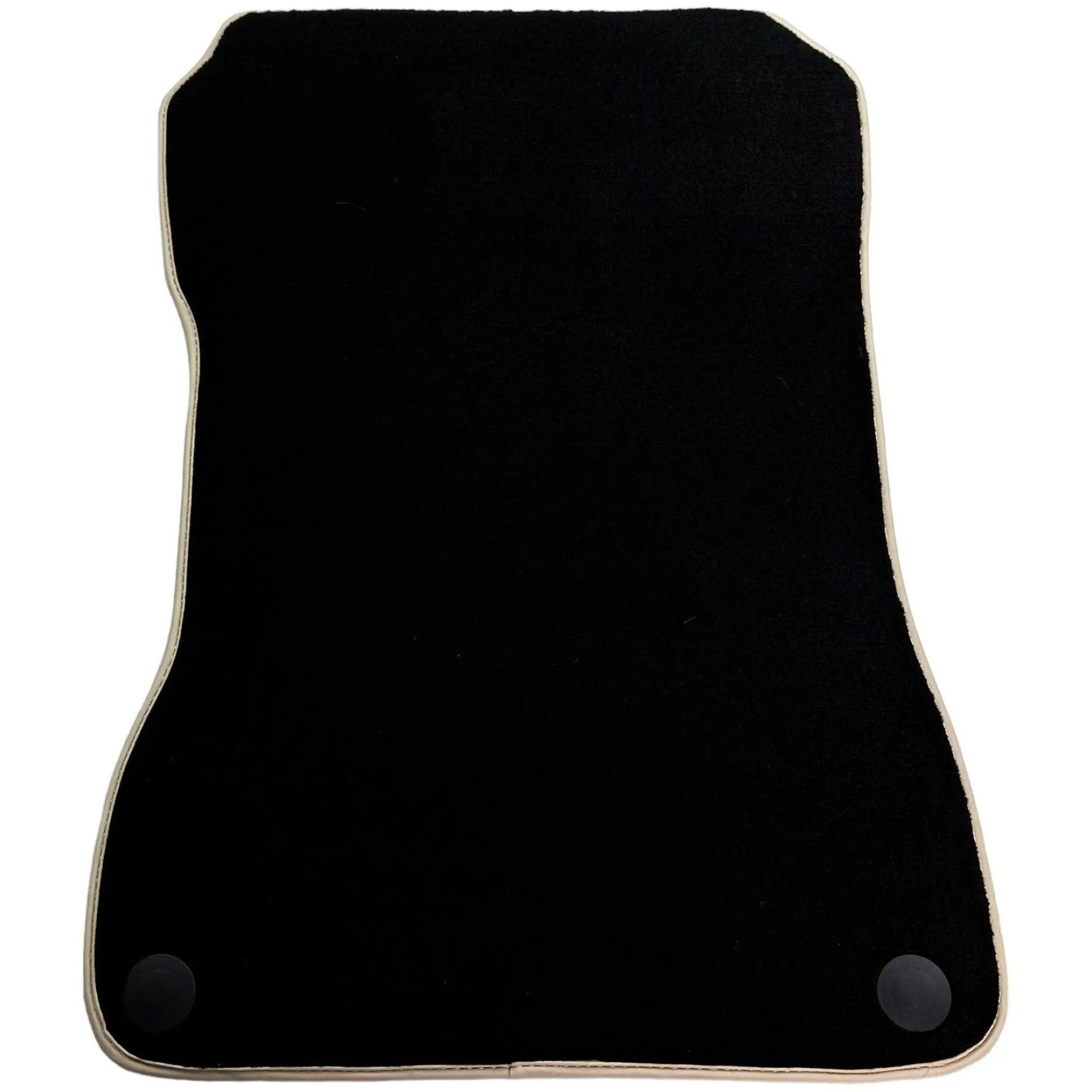 Black Floor Mats For Mercedes-Benz SL-Class R129 (1989-2001) Beige Trim - AutoWin
