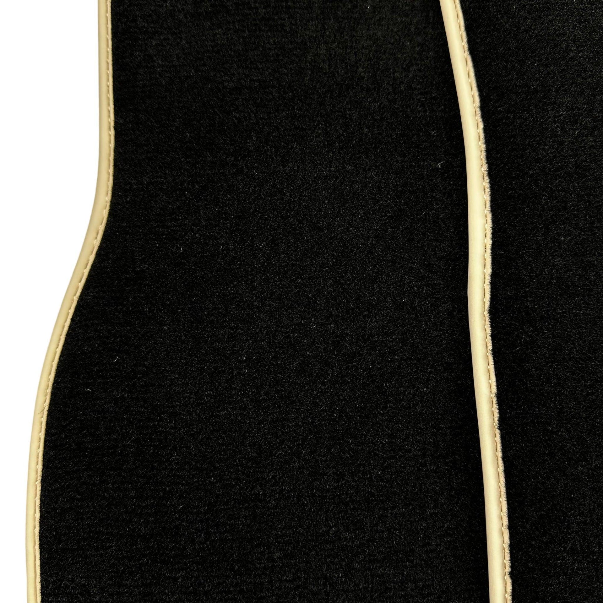 Black Floor Mats For Mercedes-Benz SL-Class R231 (2012-2022) Beige Trim - AutoWin