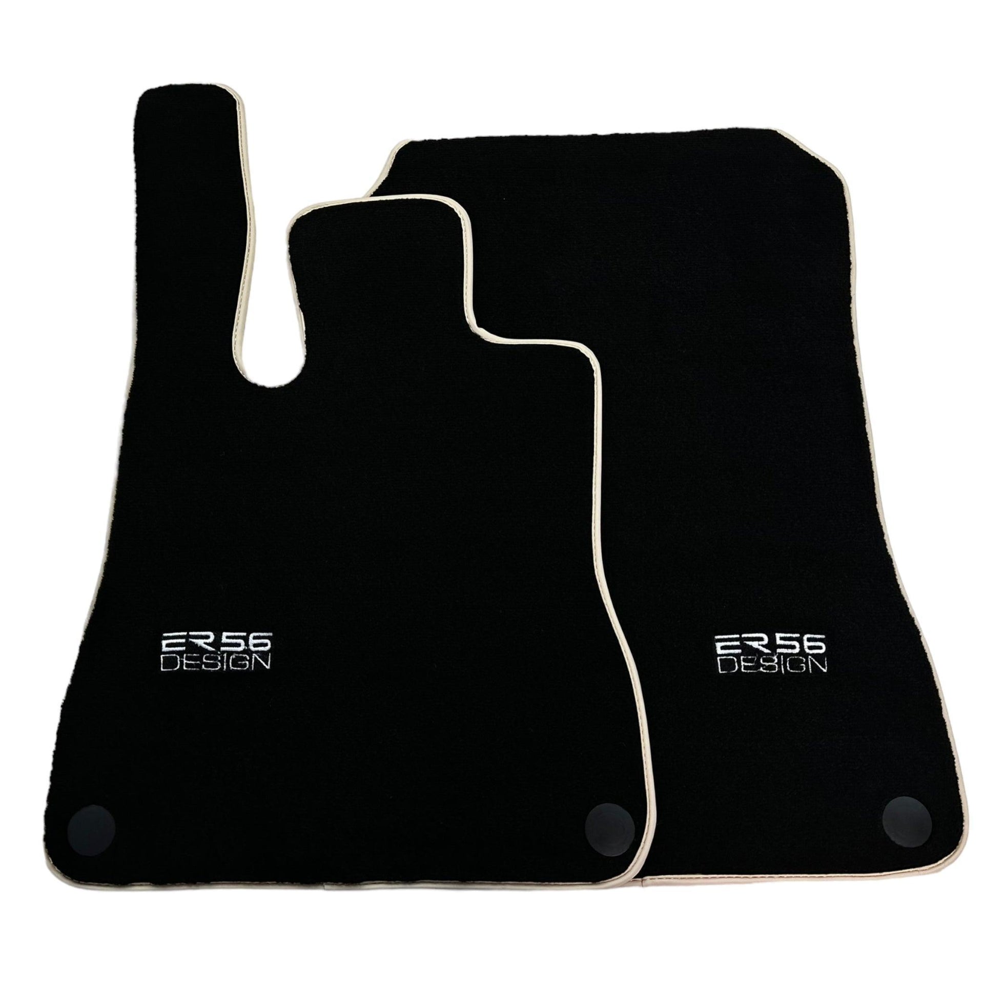 Black Floor Mats For Mercedes-Benz SL-Class R231 (2012-2022) ER56 Design - AutoWin