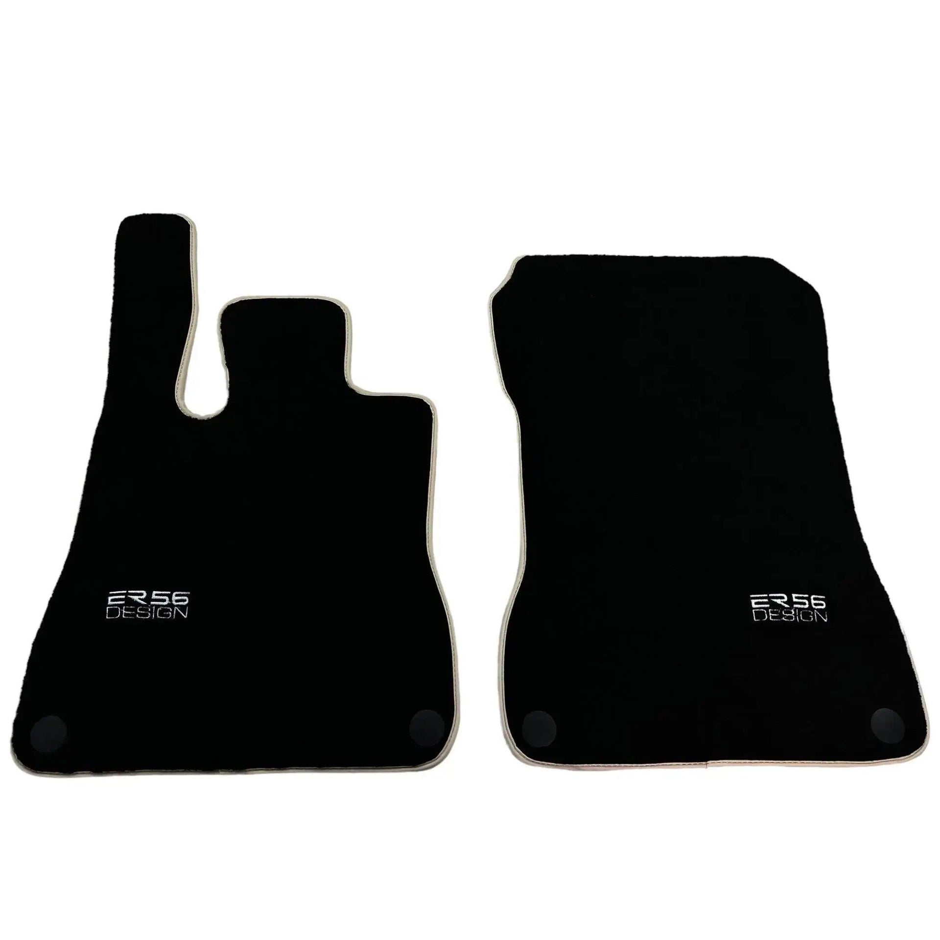 Black Floor Mats For Mercedes-Benz SLK-Class R170 (1996-1998) ER56 Design - AutoWin