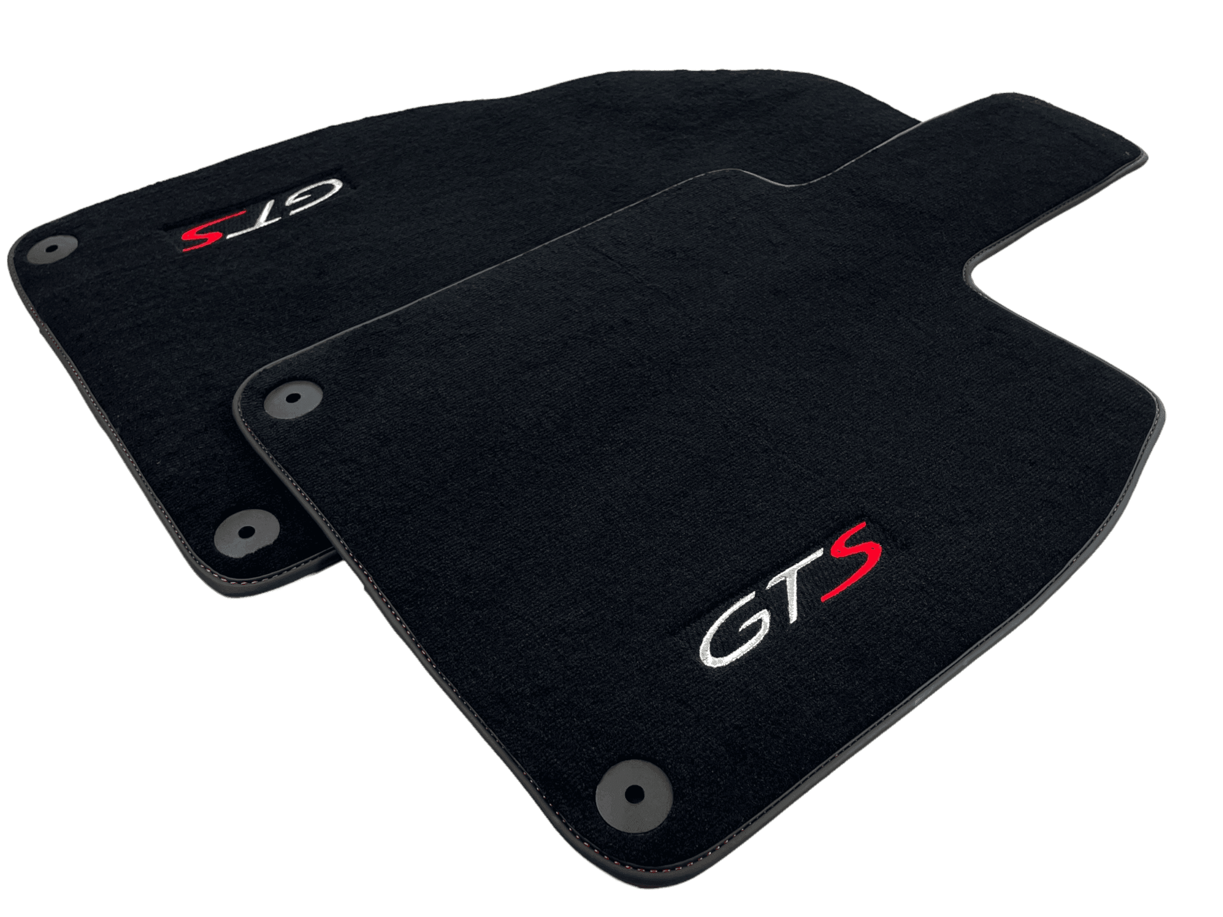 Black Floor Mats for Porsche 718 Cayman GTS (2017-2023) - AutoWin
