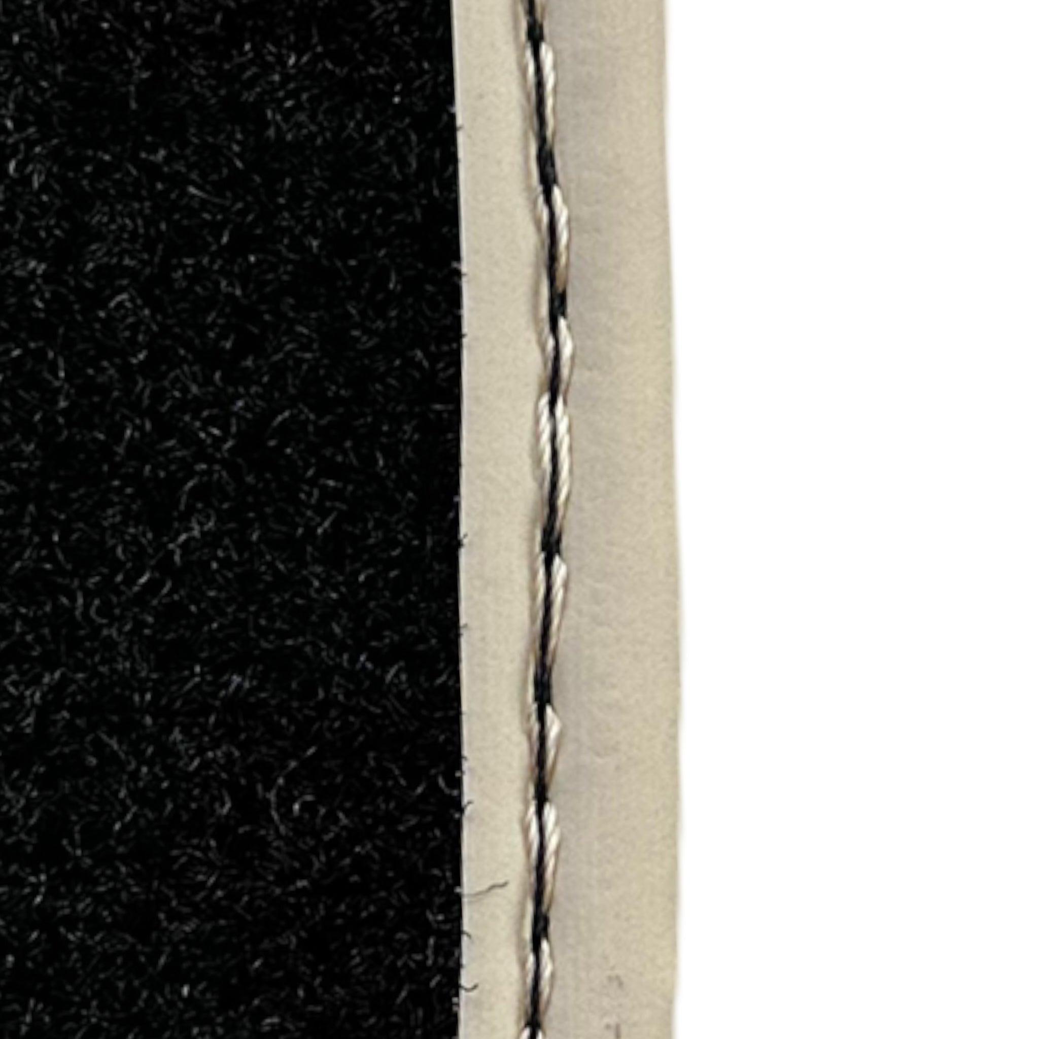 Black Floor Mats For Toyota Land Cruiser 120 (2002-2009) Beige Trim | ER56 Design - AutoWin