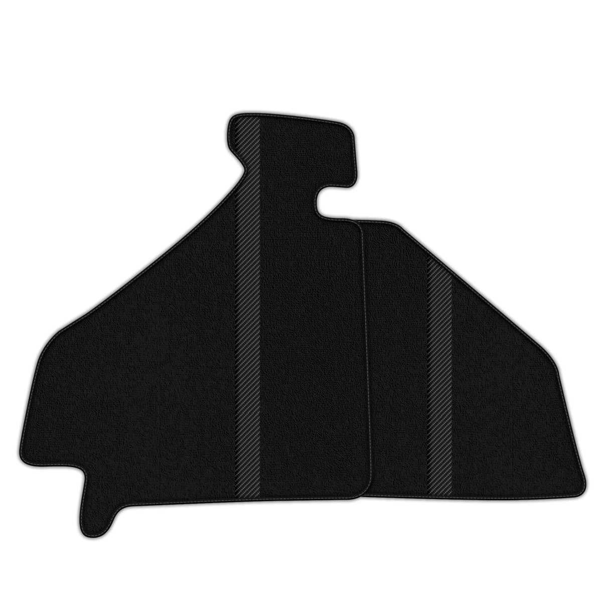 Black Floor Mats with Leather Line for Ferrari F355 (1994-1999) - Various Colors