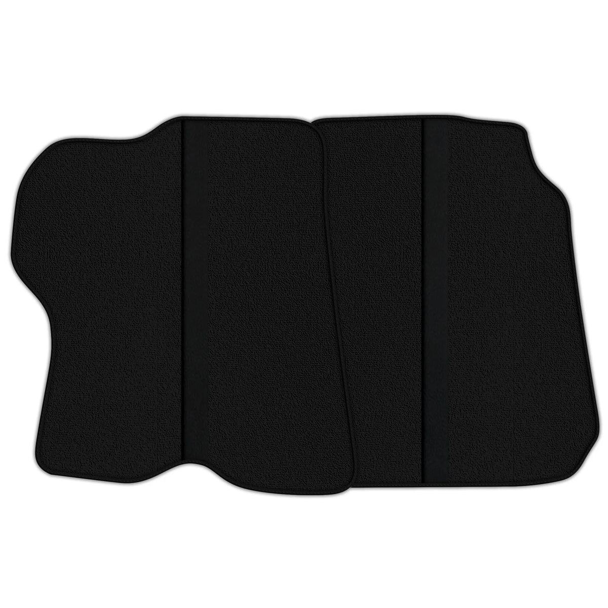 Black Floor Mats with Leather Line for Ferrari GTC4 Lusso (2016-2023) - Various Colors