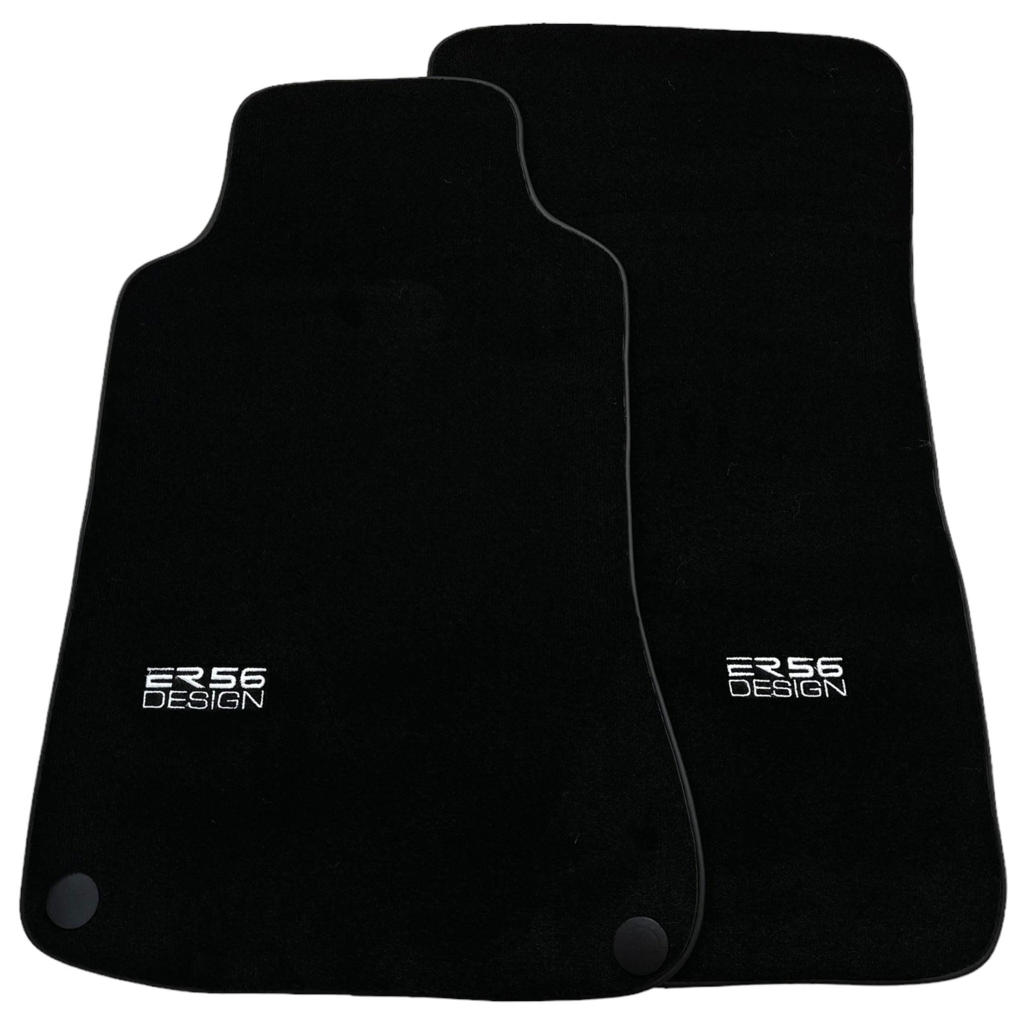 Black Luxury Floor Mats for Mercedes Benz C-Class W203 Sedan (2000-2007) | ER56 Design - AutoWin