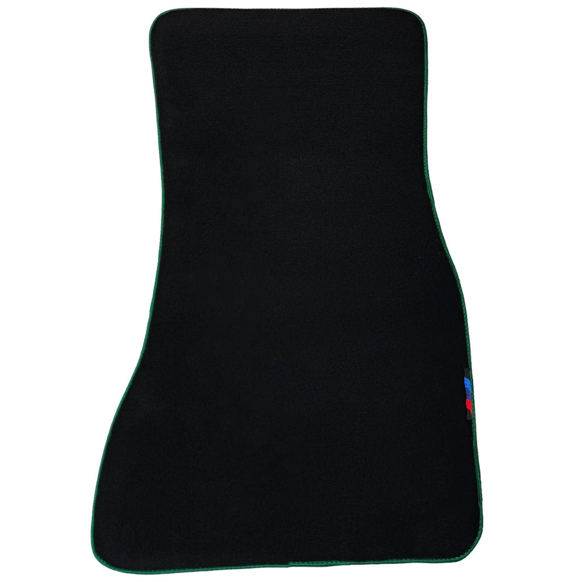 Black Mats For BMW Gran Tourer F46 (2015-2022) 5 Seats | Green Trim - AutoWin