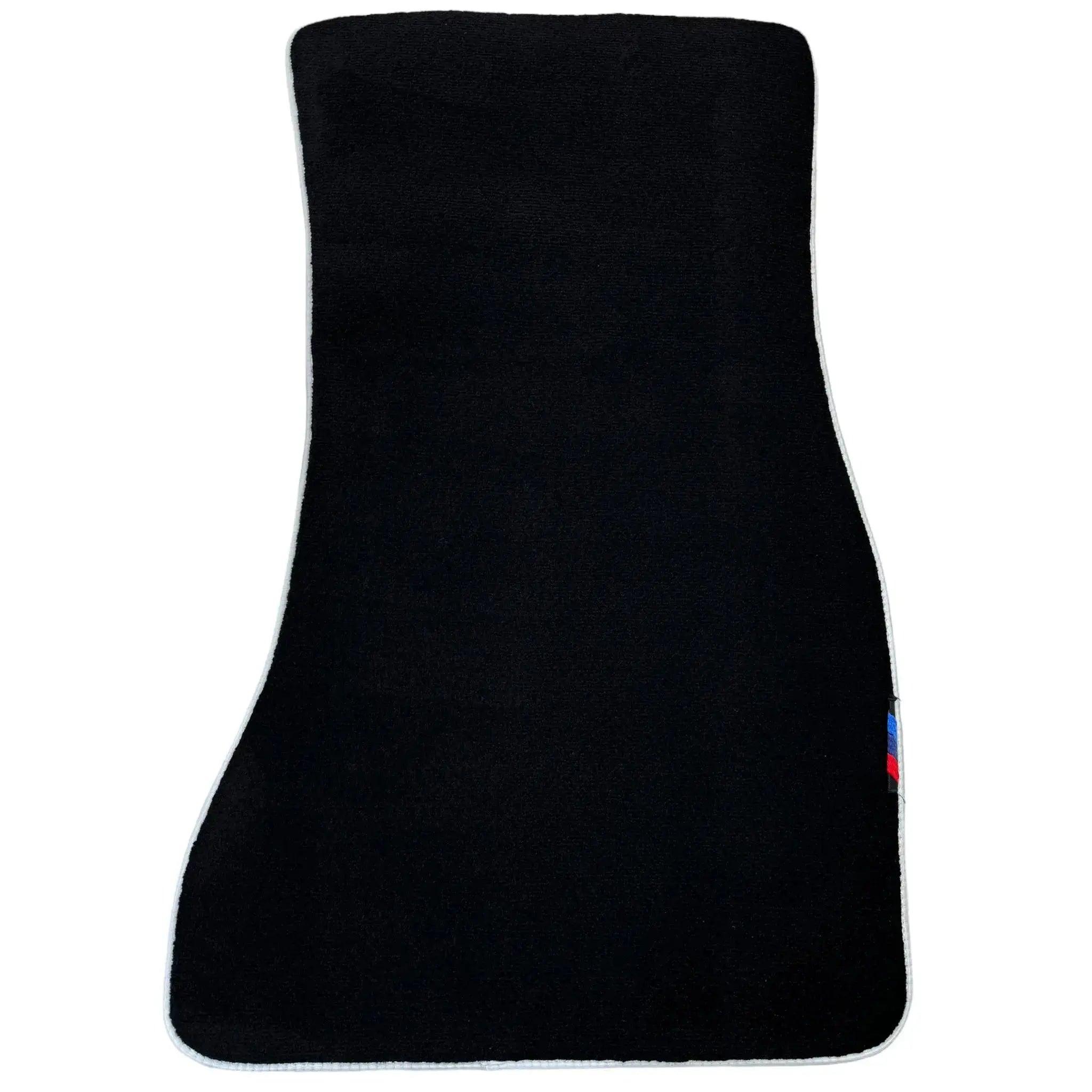 Black Mats For BMW M6 E63 Coupe | White Trim - AutoWin