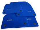 Blue Floor Mats for Audi A4 - B7 Convertible (2006-2009) | ER56 Design - AutoWin