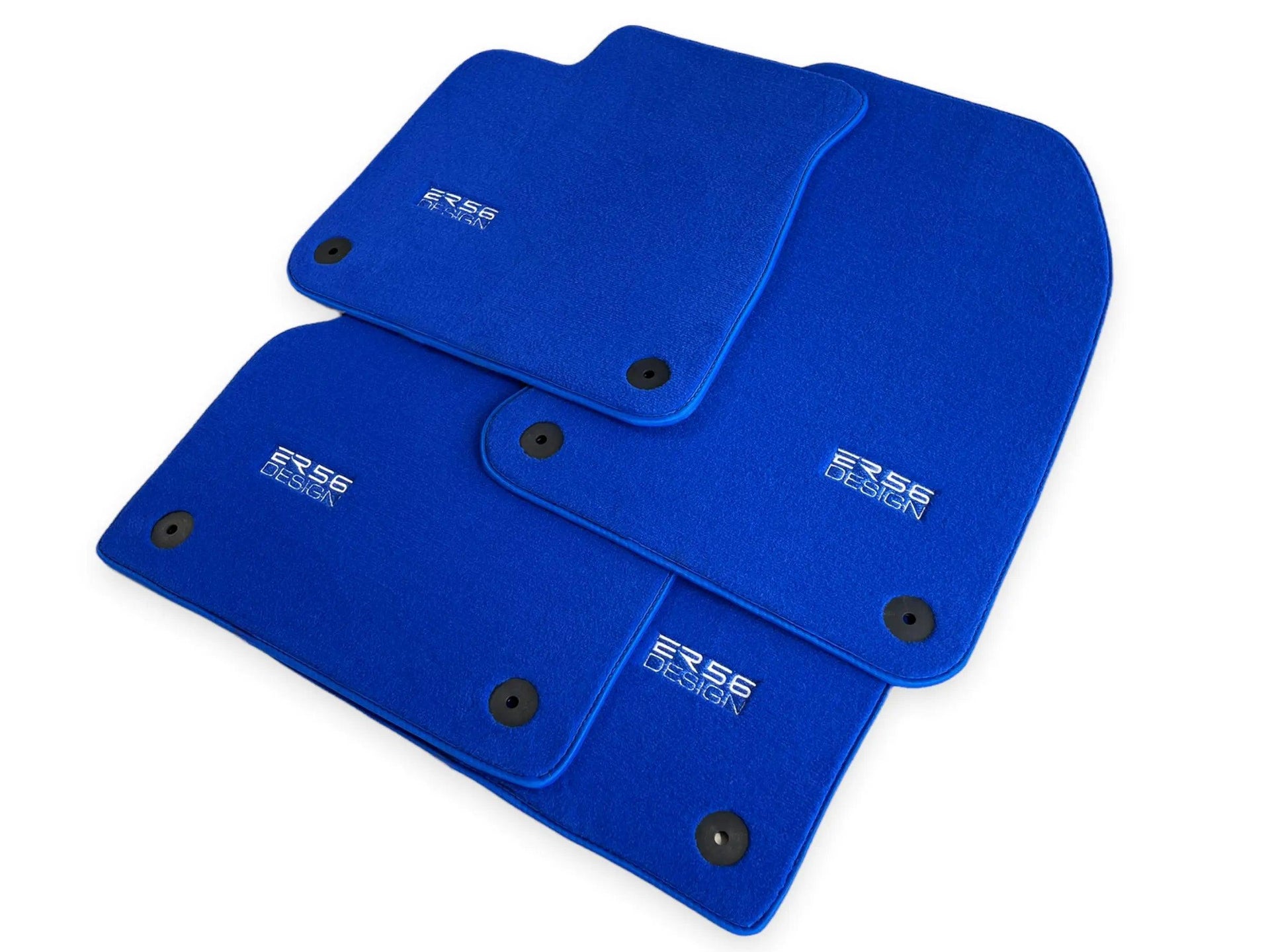 Blue Floor Mats for Audi Q5 FYT Sportback (2021-2024) | ER56 Design - AutoWin