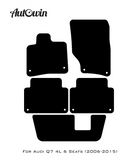 Blue Floor Mats for Audi Q7 4L (2006-2015) | ER56 Design - AutoWin
