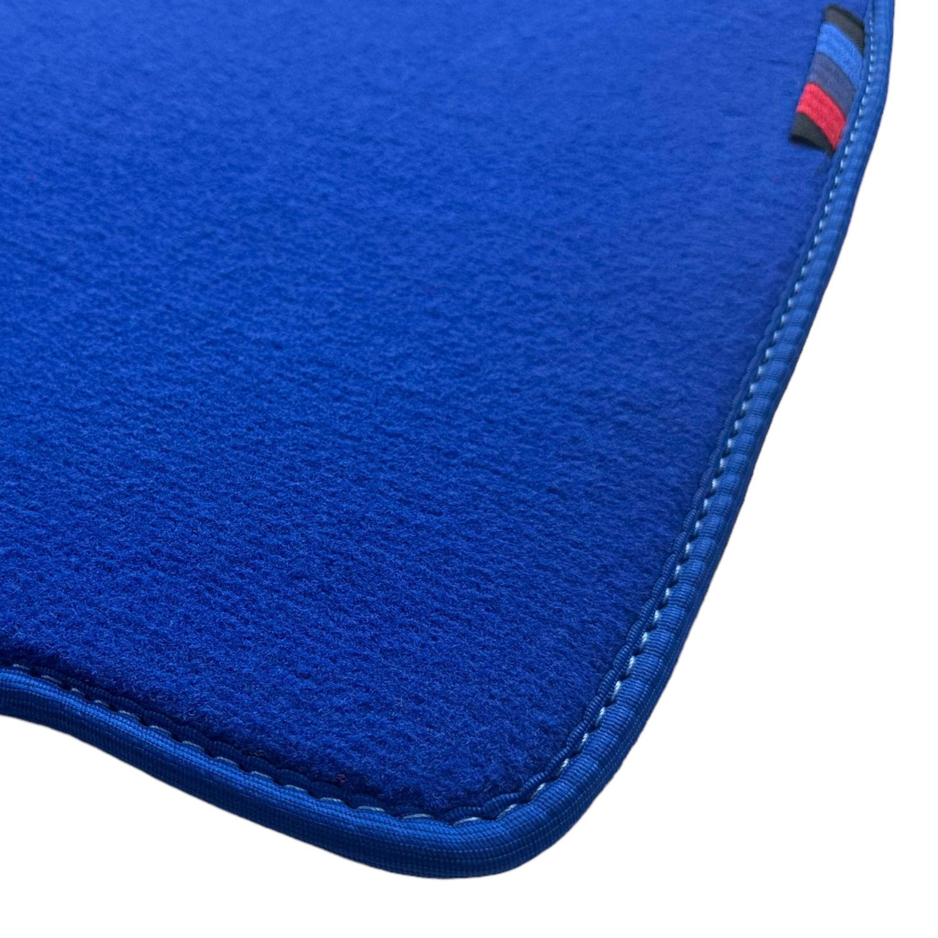 Blue Floor Mats For BMW Z4 Series E86 Coupe (2003-2008) With M Package - AutoWin
