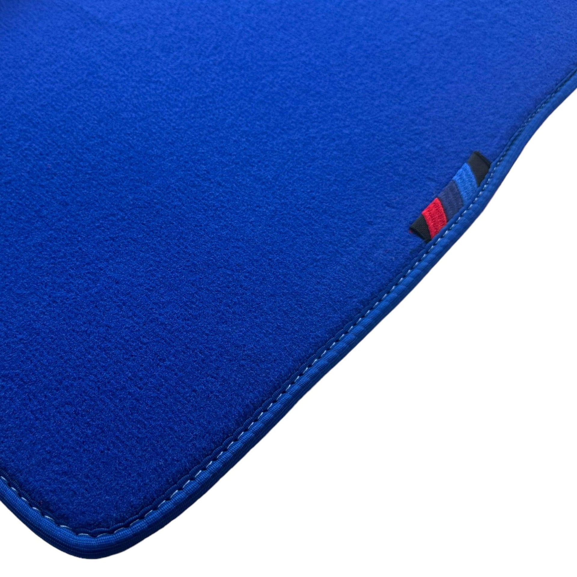 Blue Floor Mats For BMW Z4 Series E86 Coupe (2003-2008) With M Package - AutoWin
