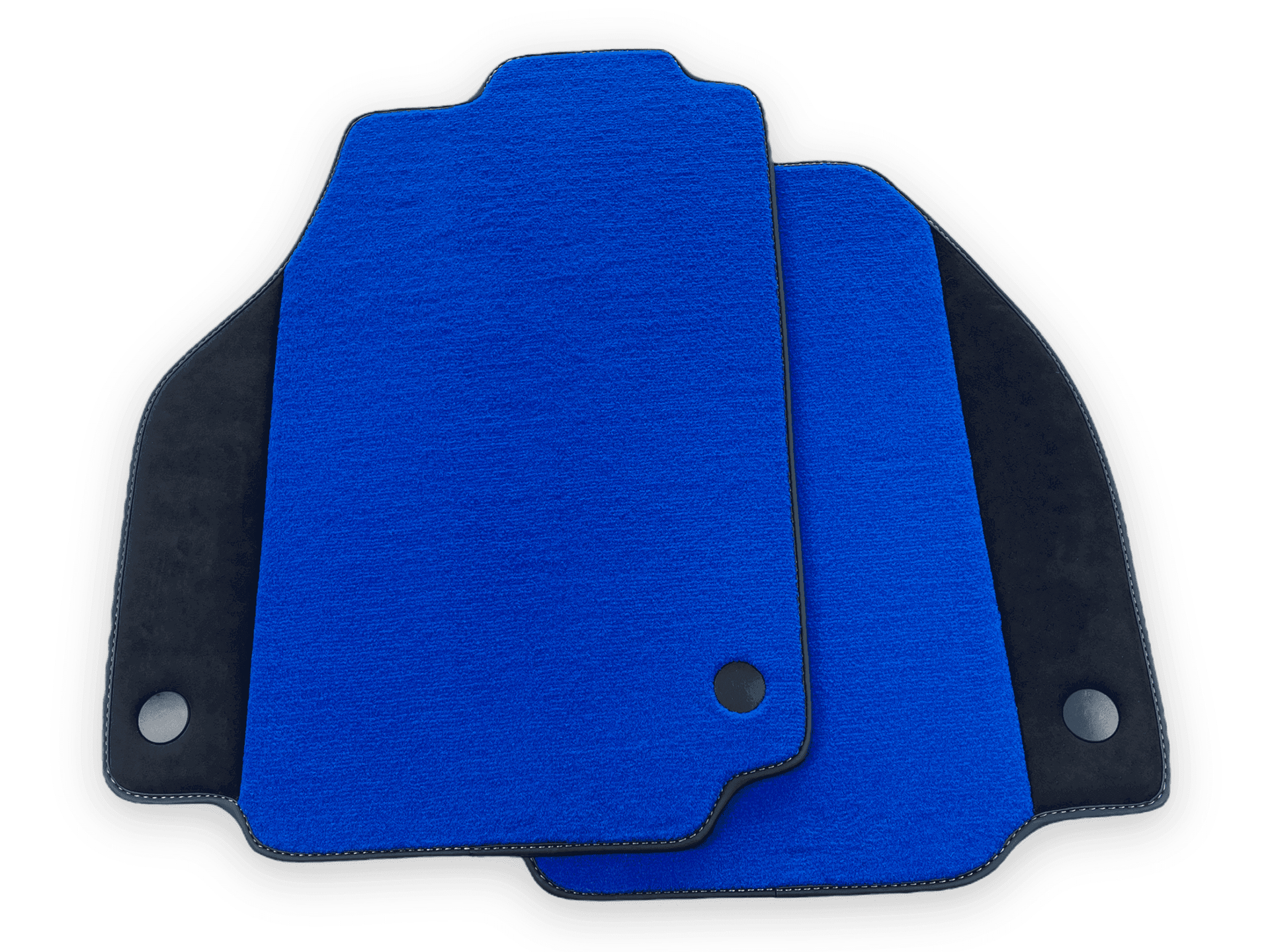 Blue Floor Mats For Ferrari 458 Speciale 2012-2015 Alcantara Leather - AutoWin