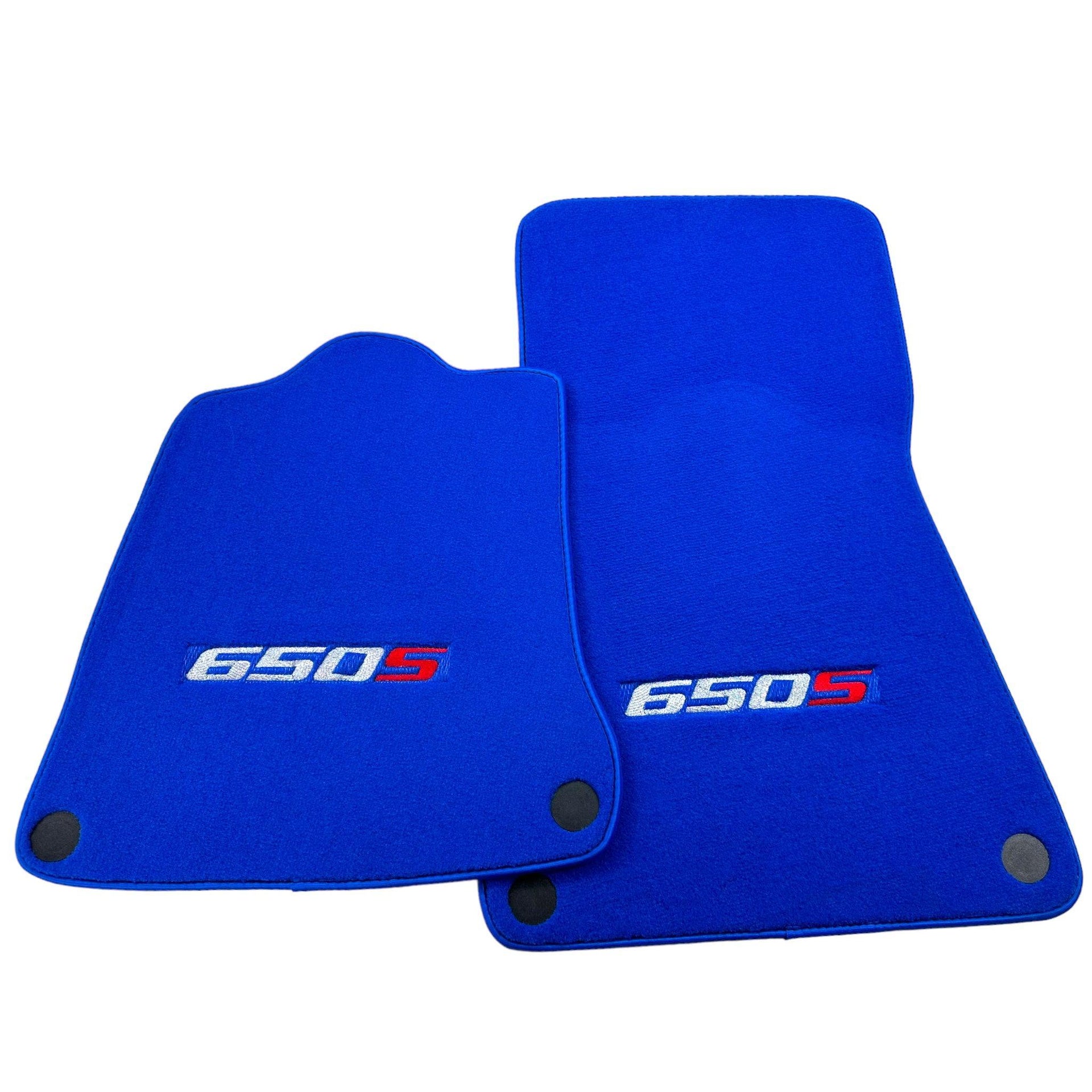 Blue Floor Mats For McLaren 650S Tailored - AutoWin