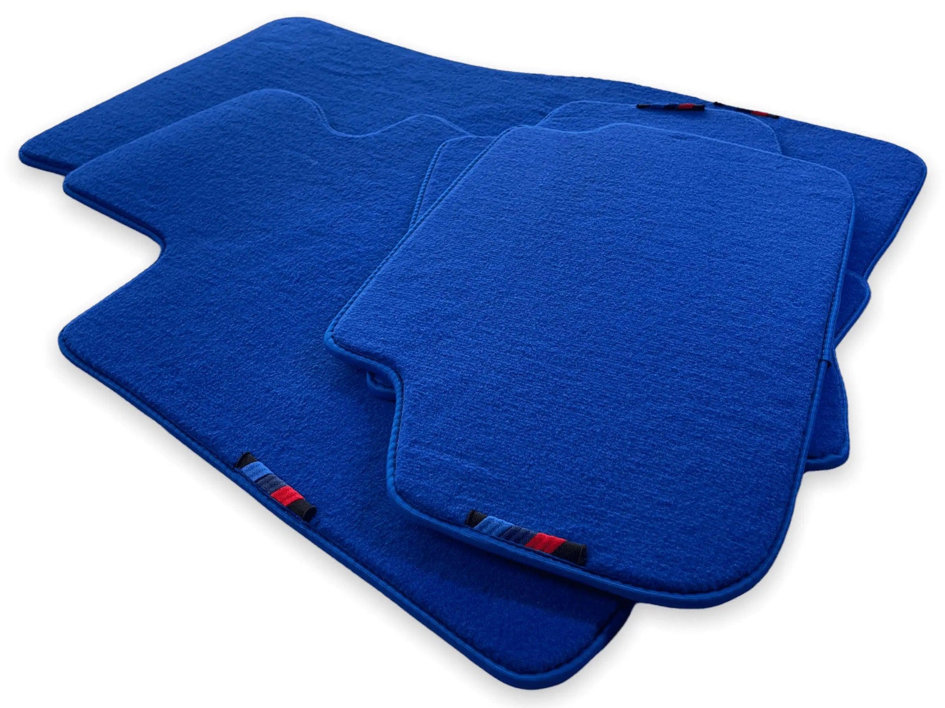 Blue Mats For BMW 5 Series E34 Sedan With M Package - AutoWin