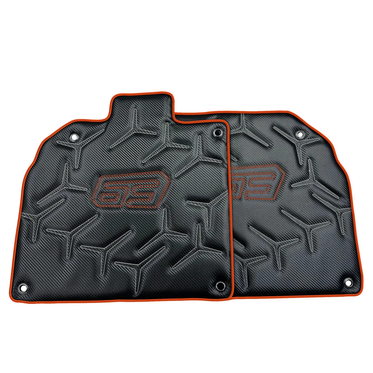 Carbon Leather Floor Mats for Lamborghini Aventador SVJ 63 Edition | Various Trim Colors