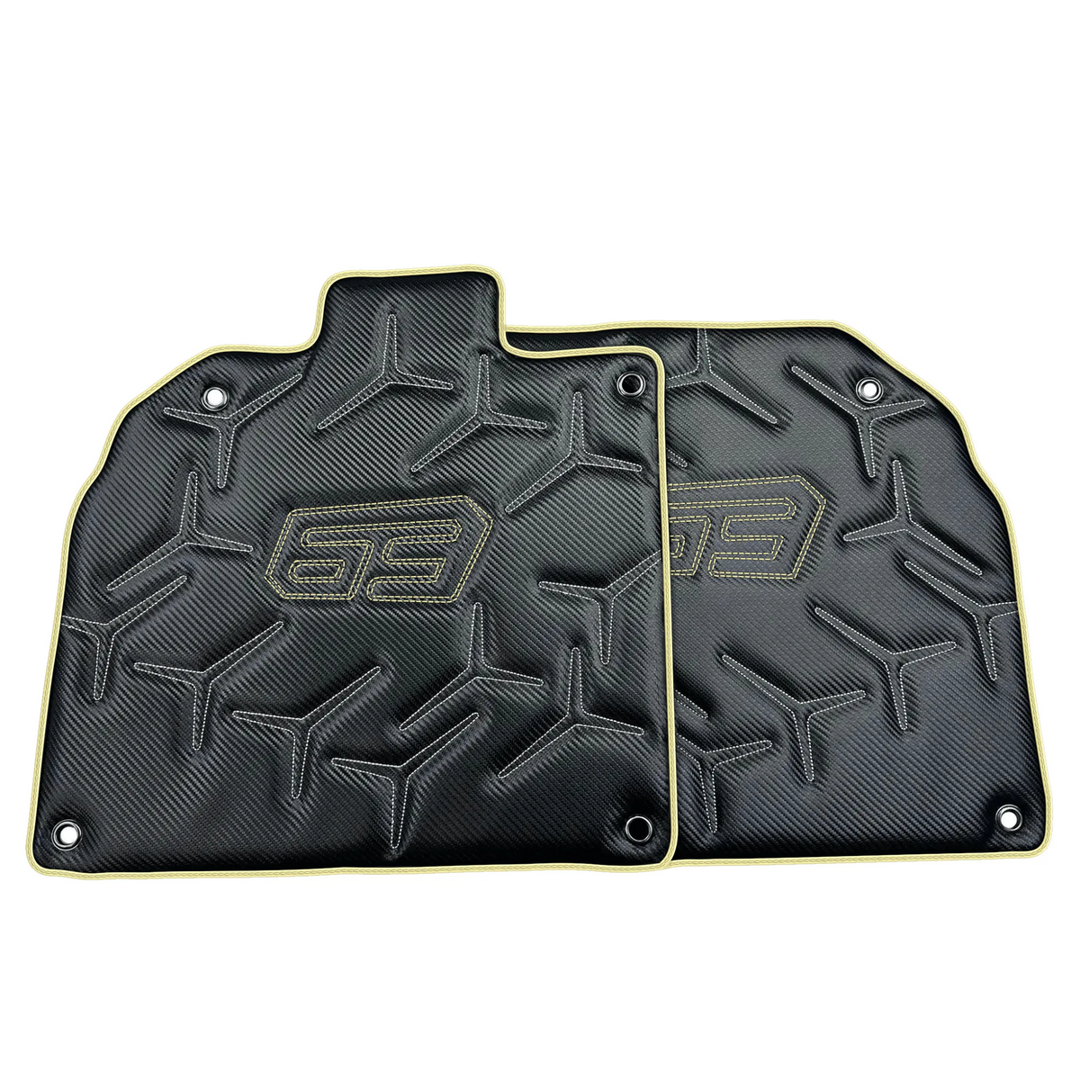 Carbon Leather Floor Mats for Lamborghini Aventador SVJ 63 Edition | Various Trim Colors