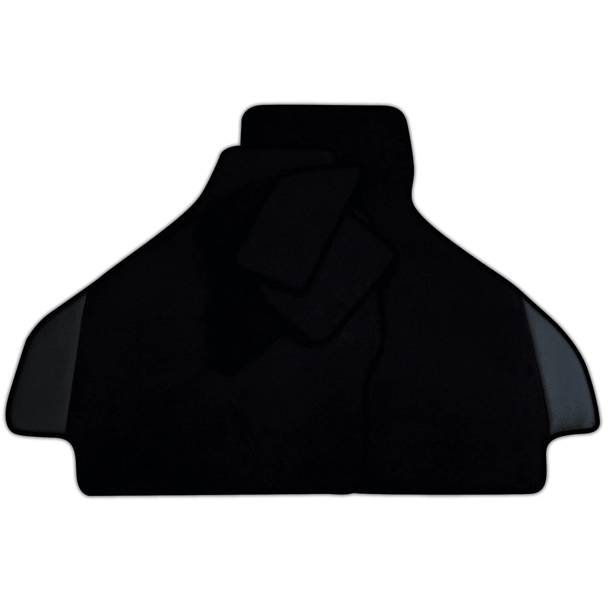 Custom Black Floor Mats for Ferrari 512 TR 1992-1994 with Leather