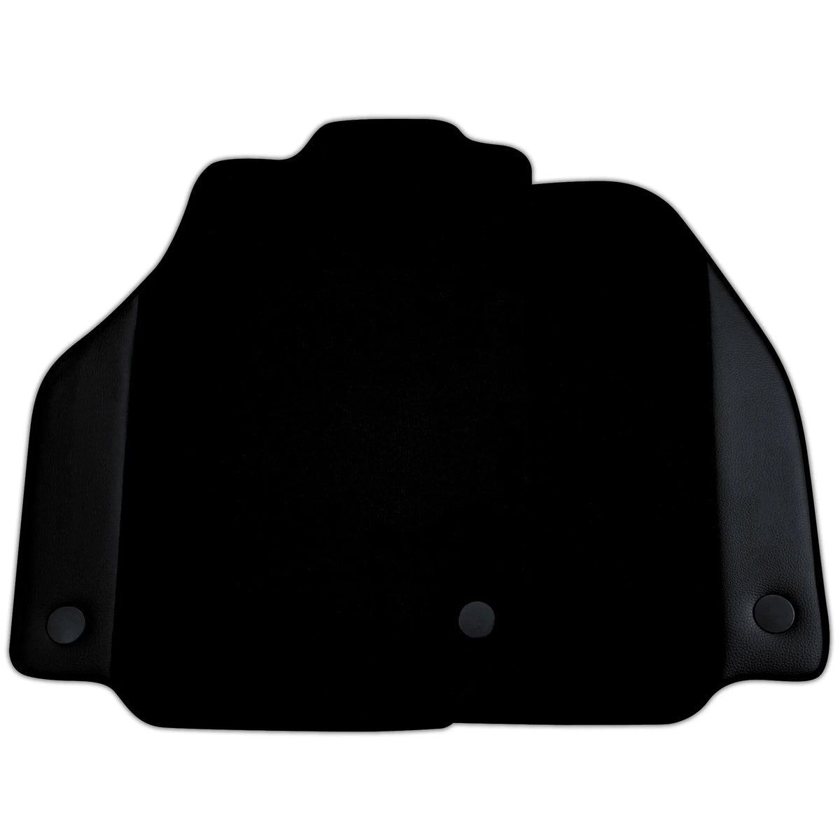 Custom Black Floor Mats for Ferrari F8 Tributo (2019-2022) with Leather | Various Trim Colors