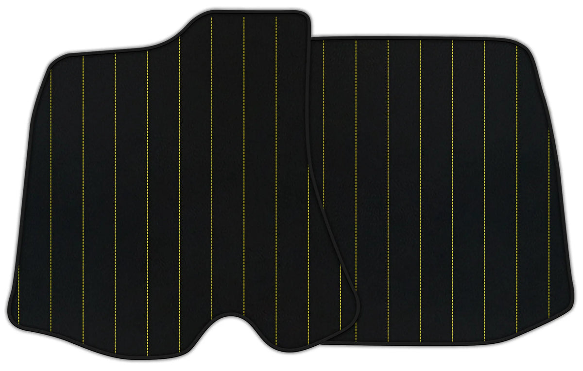 Customizable Leather Floor Mats with Line's Pattern for Ferrari Roma (2021-2027)