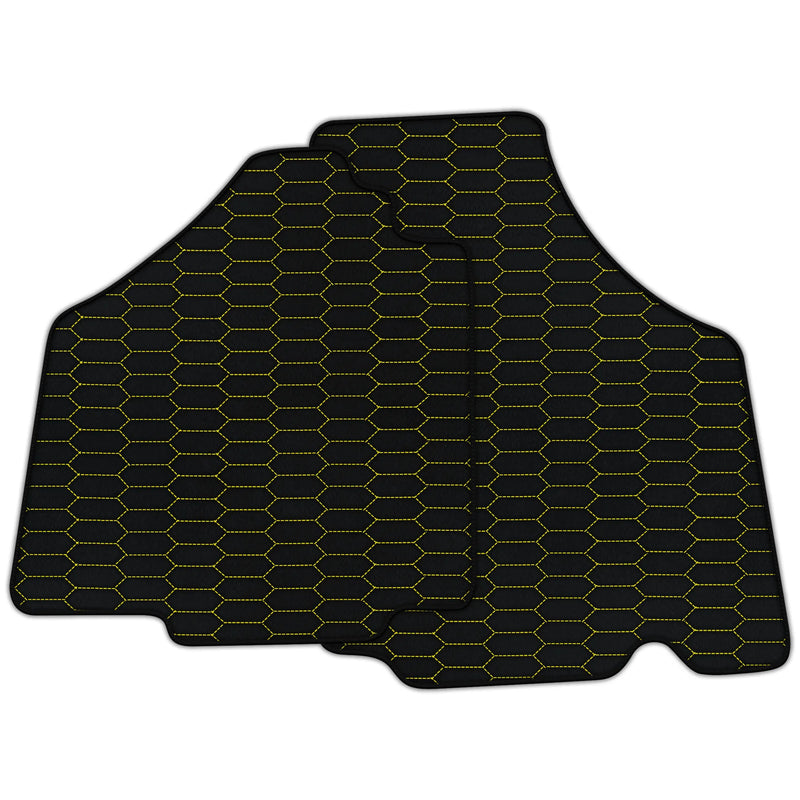 Customizable Leather Floor Mats with Raptor Hex Pattern for Lamborghini Murcielago (2001-2010)