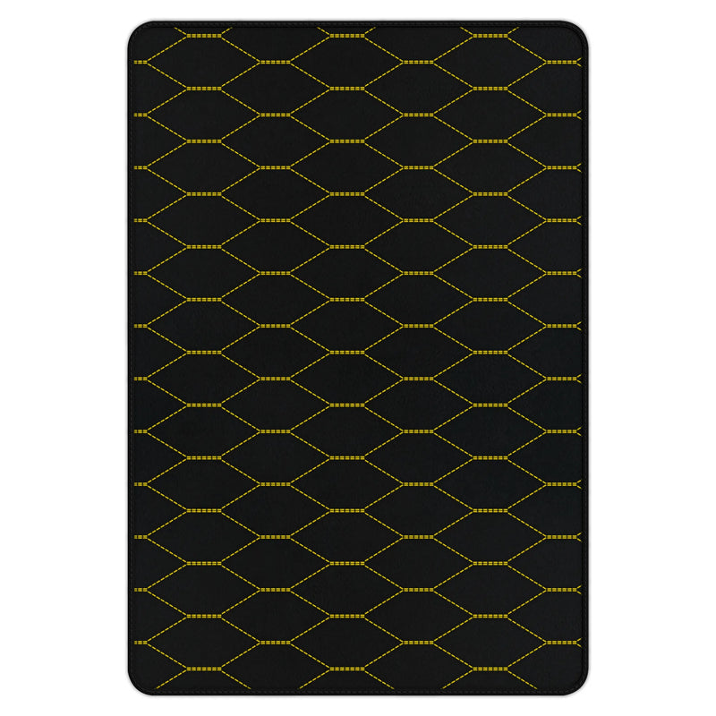 Customizable Leather Trunk Floor Mats with Viper Hex Pattern for Ferrari 458 Spider (2012-2015)