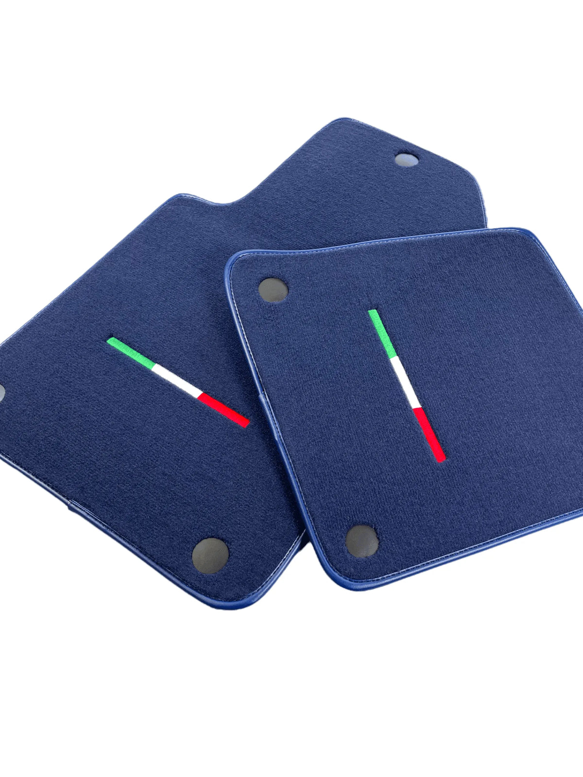 Dark Blue Floor Mats For Ferrari 612 Scaglietti 2005-2011 Italian Edition - AutoWin