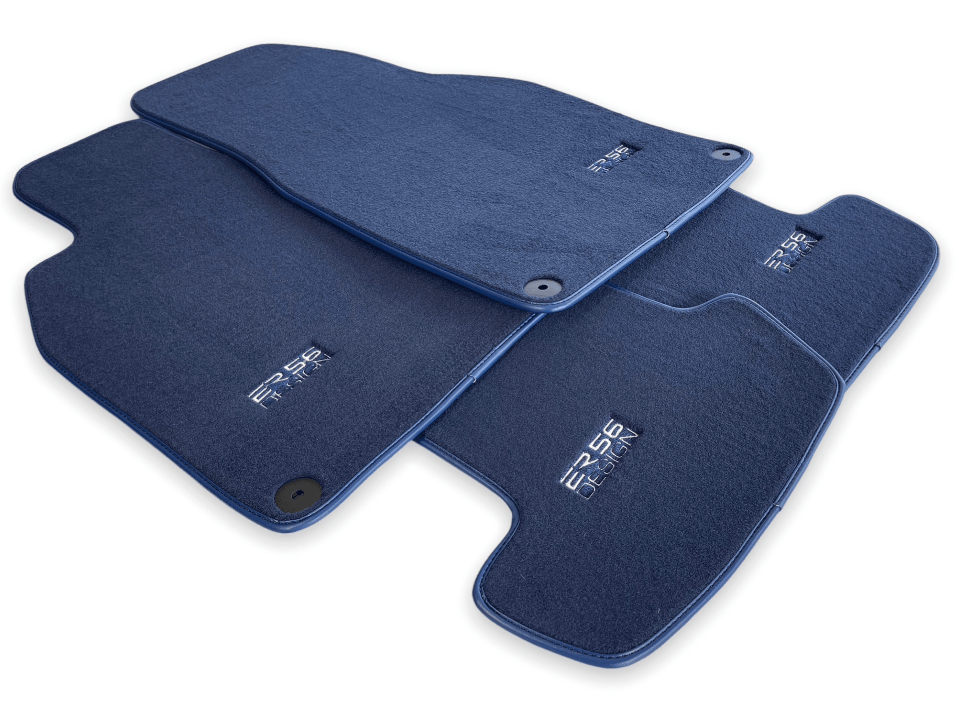 Dark Blue Floor Mats for Porsche 911 - 991 (2012-2019) | ER56 Design - AutoWin
