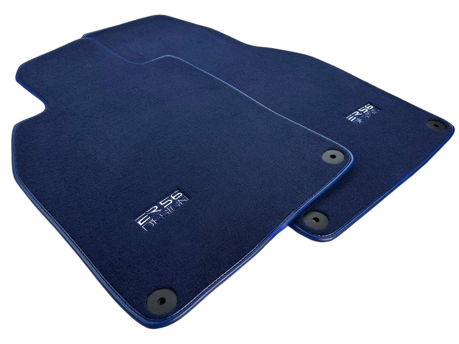 Dark Blue Floor Mats for Porsche 981 Boxster (2013-2016) | Er56 Design - AutoWin