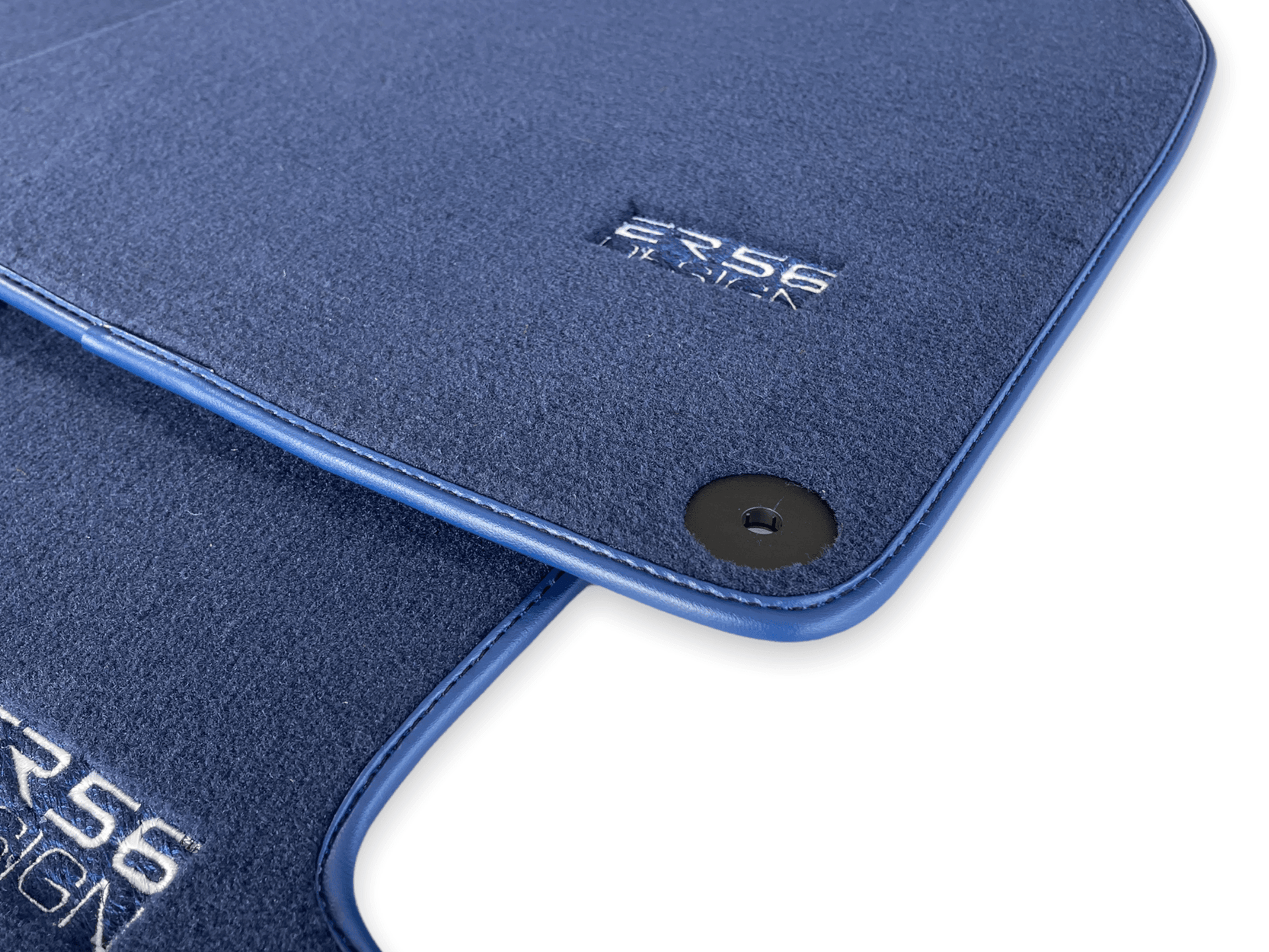 Dark Blue Floor Mats for Porsche Panamera (2009-2016) | ER56 Design - AutoWin
