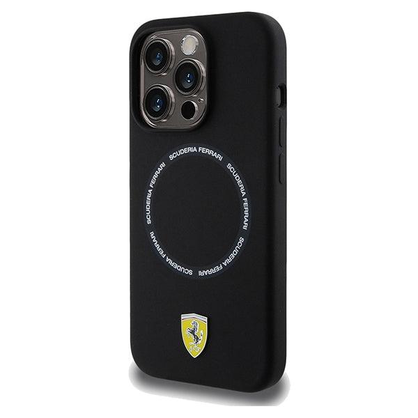 Ferrari Printed Ring MagSafe Hardcase for iPhone 15 Pro Max 6.7" - AutoWin